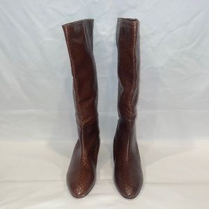 Loeffler Randall Matilde Anaconda snakeskin boots